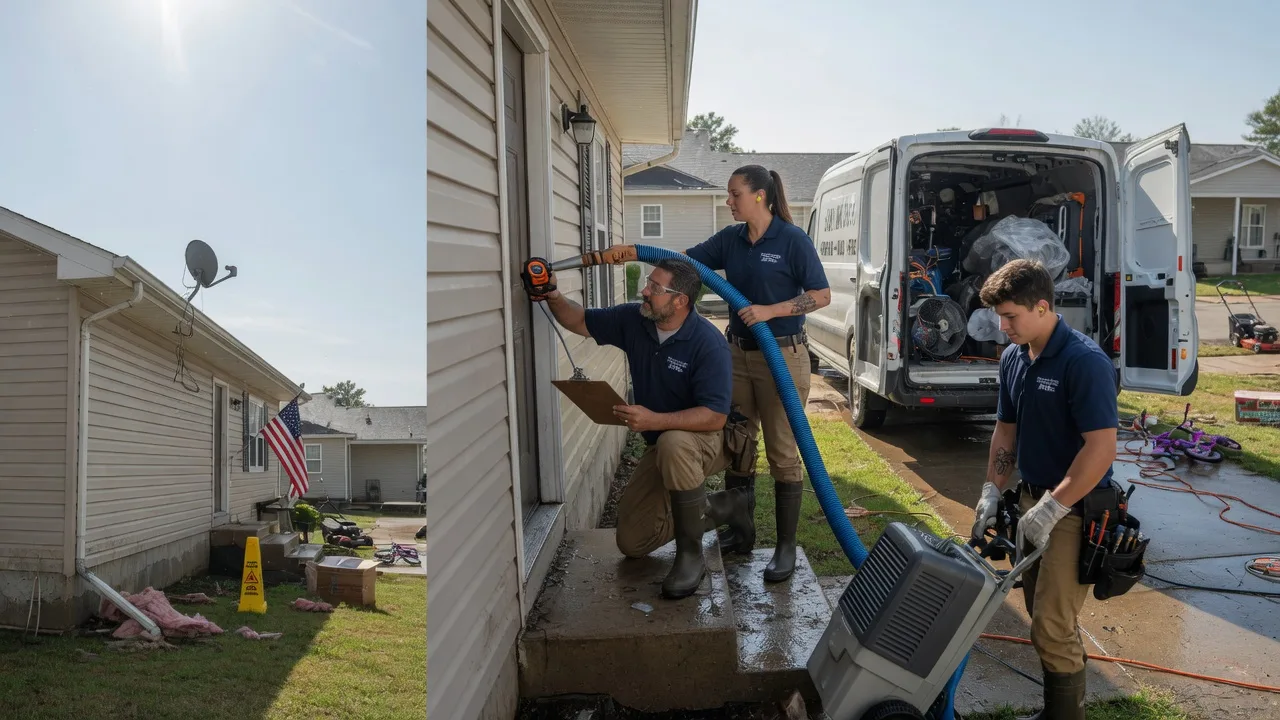 Ceiling Water Damage Restoration in La Grange, CA near me